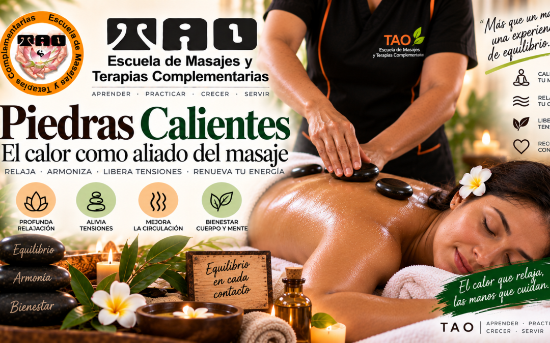 Piedras calientes: el calor como aliado del masaje